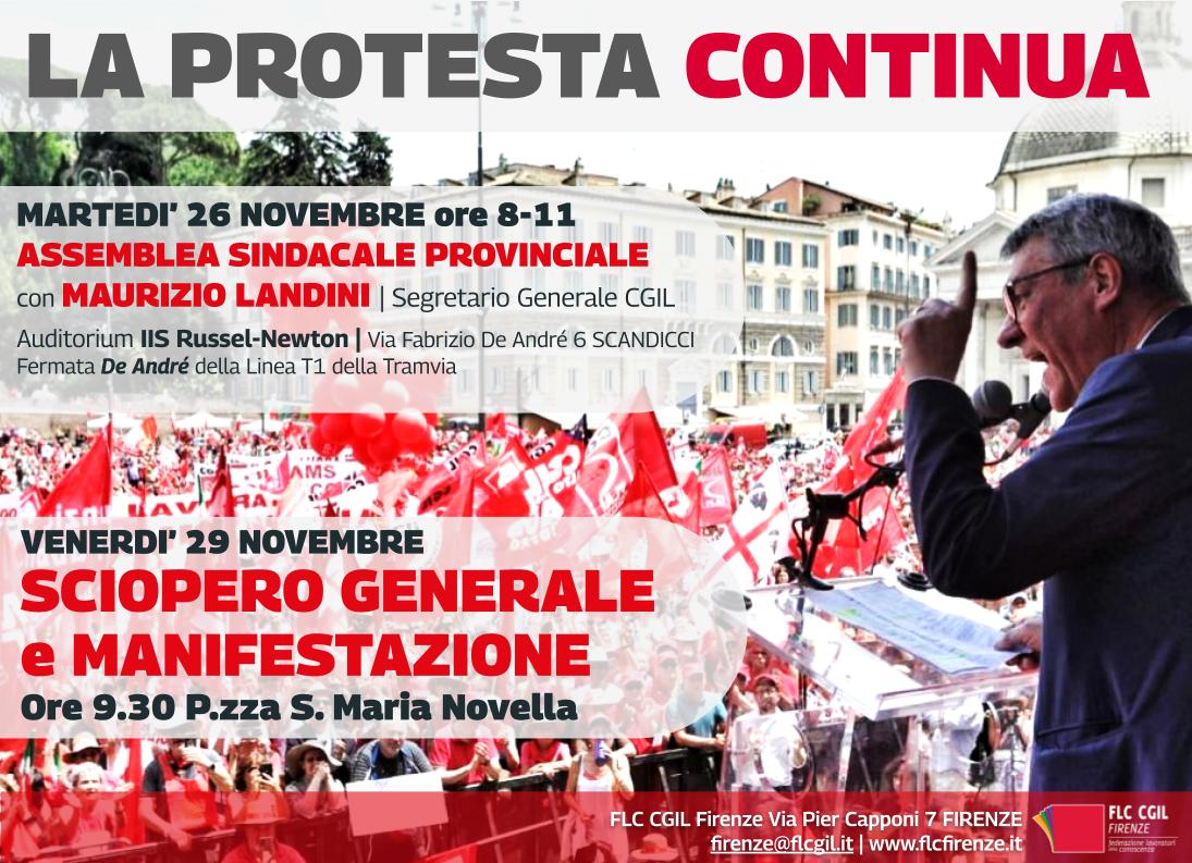 La protesta continua