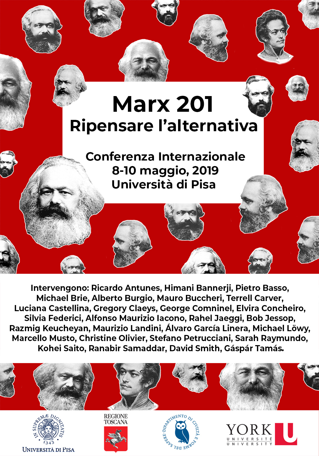 Marx 201 - Ripensare l’alternativa - 8-10 maggio, Università di Pisa 
